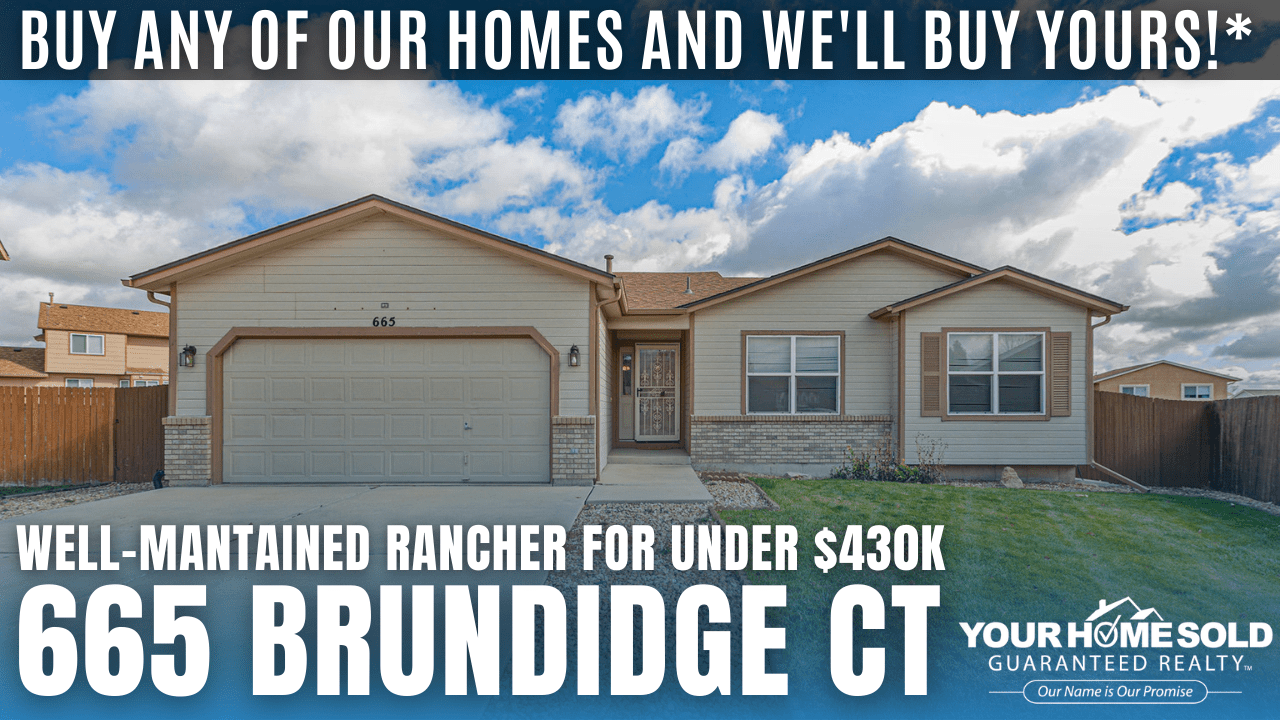 Buy Any of Our Homes and We’ll Buy Yours!* 665 Brundidge Ct, Colorado Springs, CO 80911