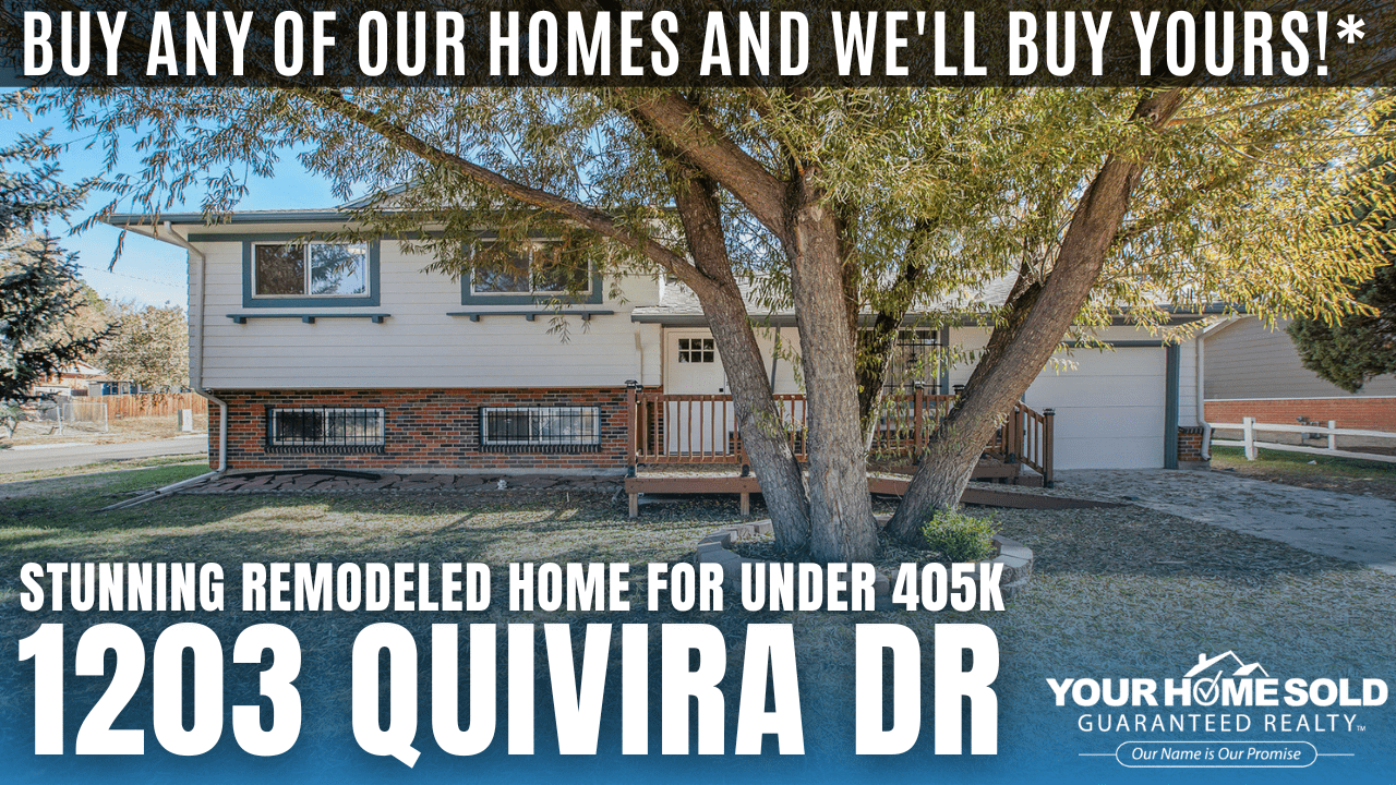 Buy Any of Our Homes and We’ll Buy Yours!* 1203 Quivira Dr, Colorado Springs, CO 80910
