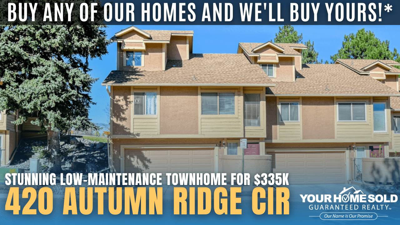 Open House on Saturday, November 1, 2025, 11:00 AM – 12:00 PM @ 420 Autumn Ridge Cir UNIT A, Colorado Springs, CO 80906