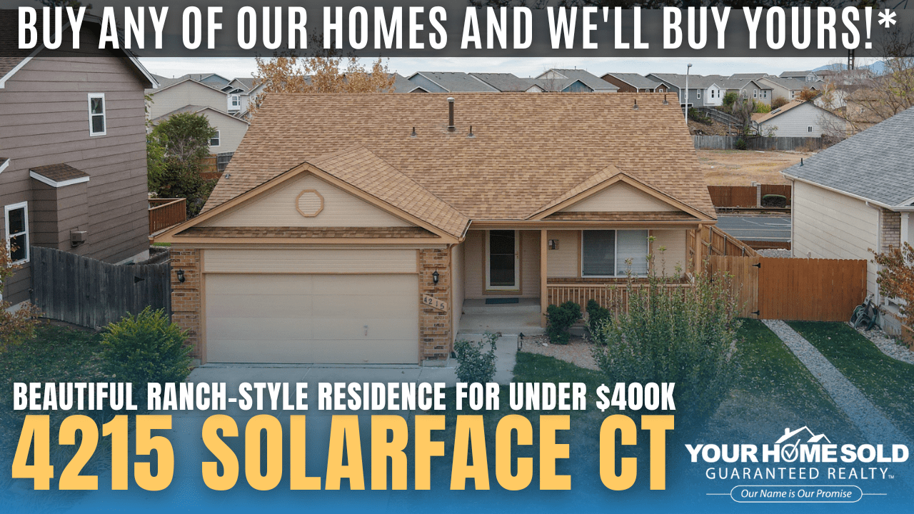 Open House on Saturday, January 17, 2026, 12:00 PM – 1:00 PM @ 4215 Solarface Ct, Colorado Springs, CO 80916