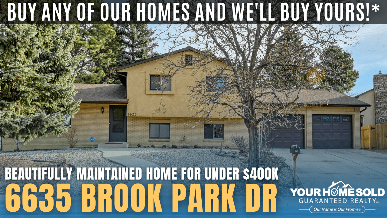Open House on Saturday, January 3, 2026, 11:00 AM – 12:00 PM @ 6635 Brook Park Dr, Colorado Springs, CO 80918