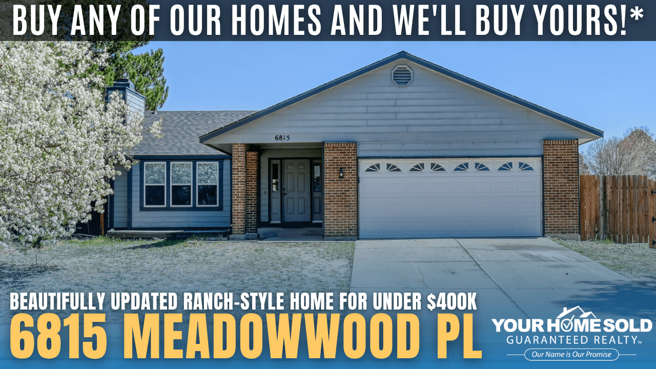 Open House on Saturday, April 18, 12:00 PM – 1:00 PM @ 6815 Meadowwood Pl, Colorado Springs, CO 80918