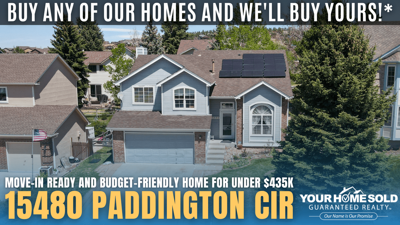 Open House on Saturday, May 23, 11:00 AM – 12:00 PM @ 15480 Paddington Cir, Colorado Springs, CO 80921