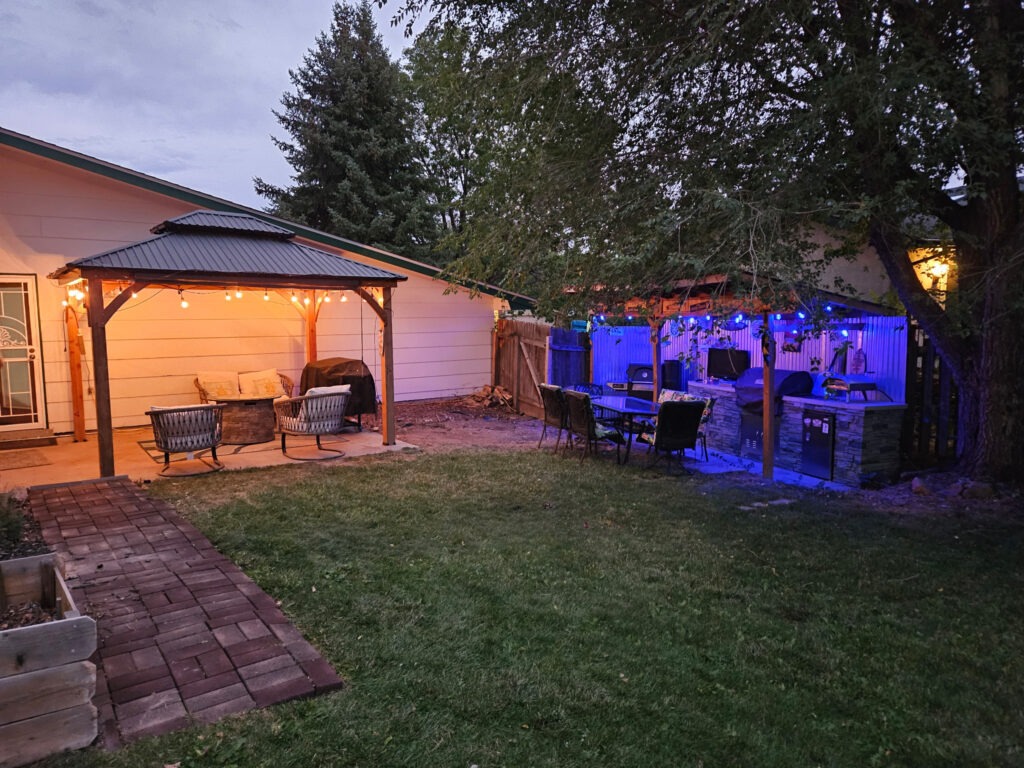 Backyard Kitchen & Gazebo