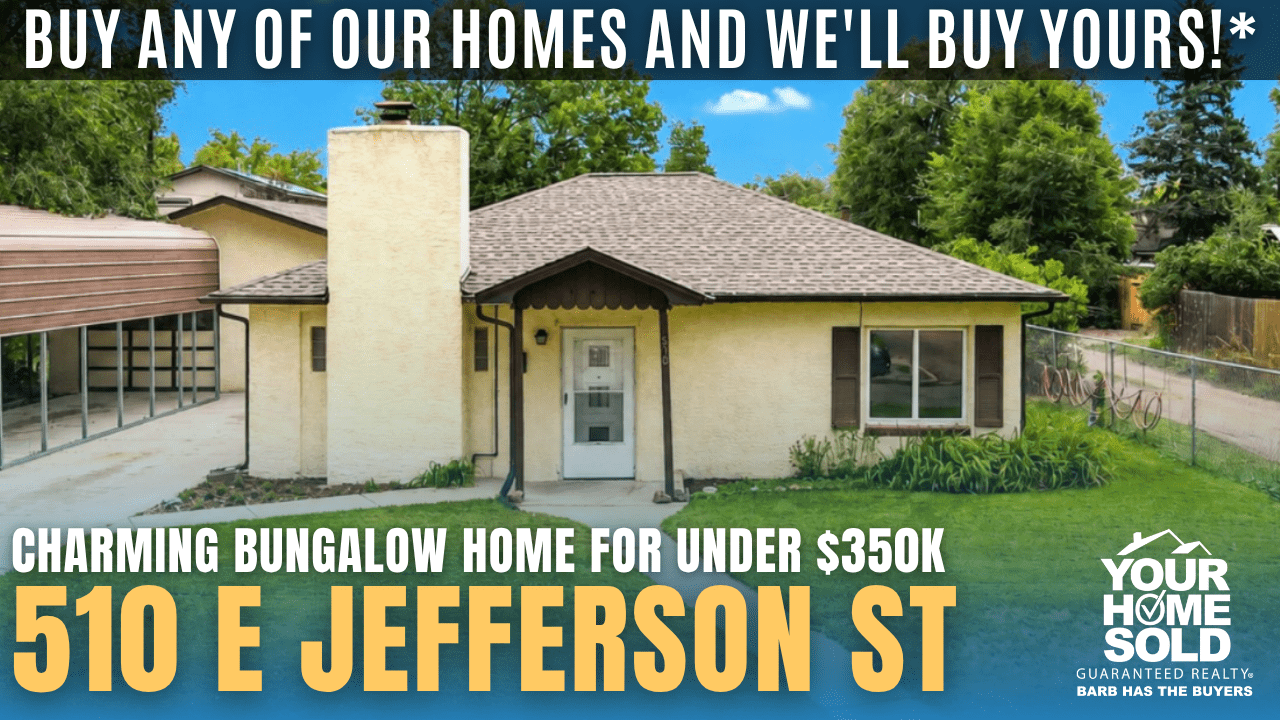 510 E Jefferson St, Colorado Springs, CO 80907 | Charming Bungalow Home for Under $350K